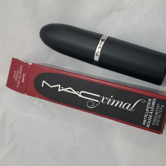 MAC cosmetics‎ ring the alarm macximal matte lipstick brand new - Picture 5 of 10